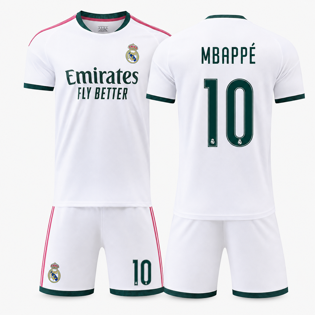 Real Madrid Football Kit – Mbappé, Vinícius, Bellingham