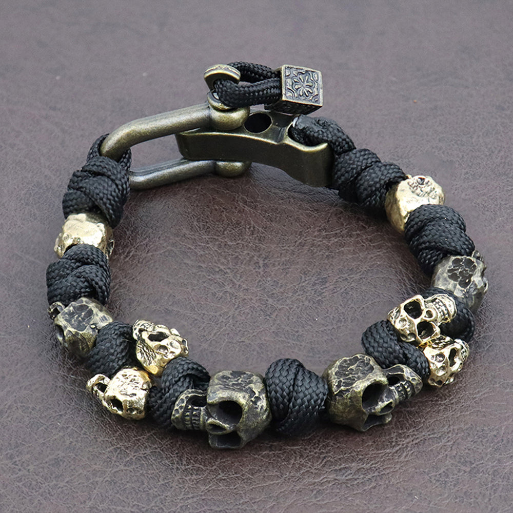 Men's Chain Bracelet - Stainless Steel Skull Jewelry