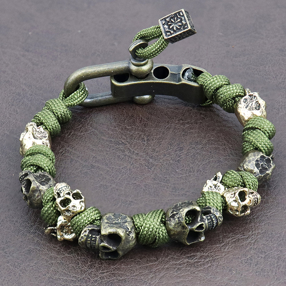 Men's Chain Bracelet - Stainless Steel Skull Jewelry