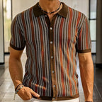 Men's Herringbone Shirt - Organic Cotton Button Up