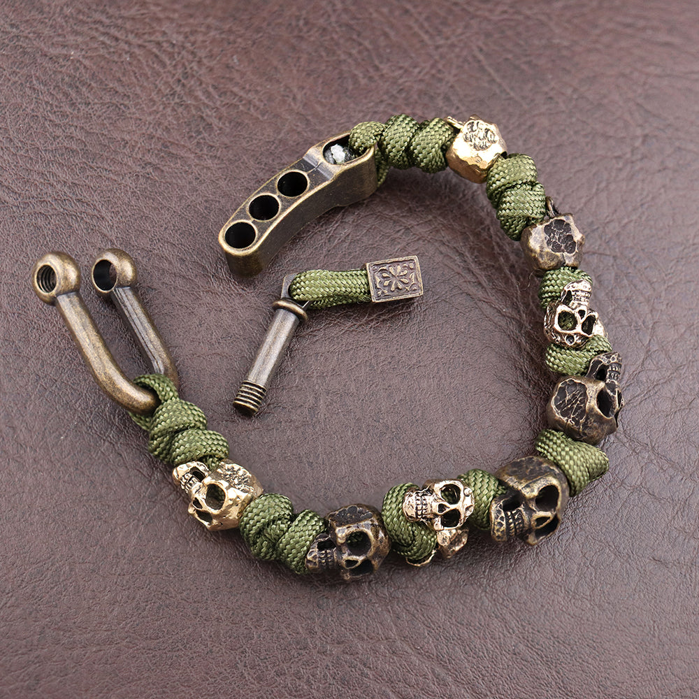 Men's Chain Bracelet - Stainless Steel Skull Jewelry