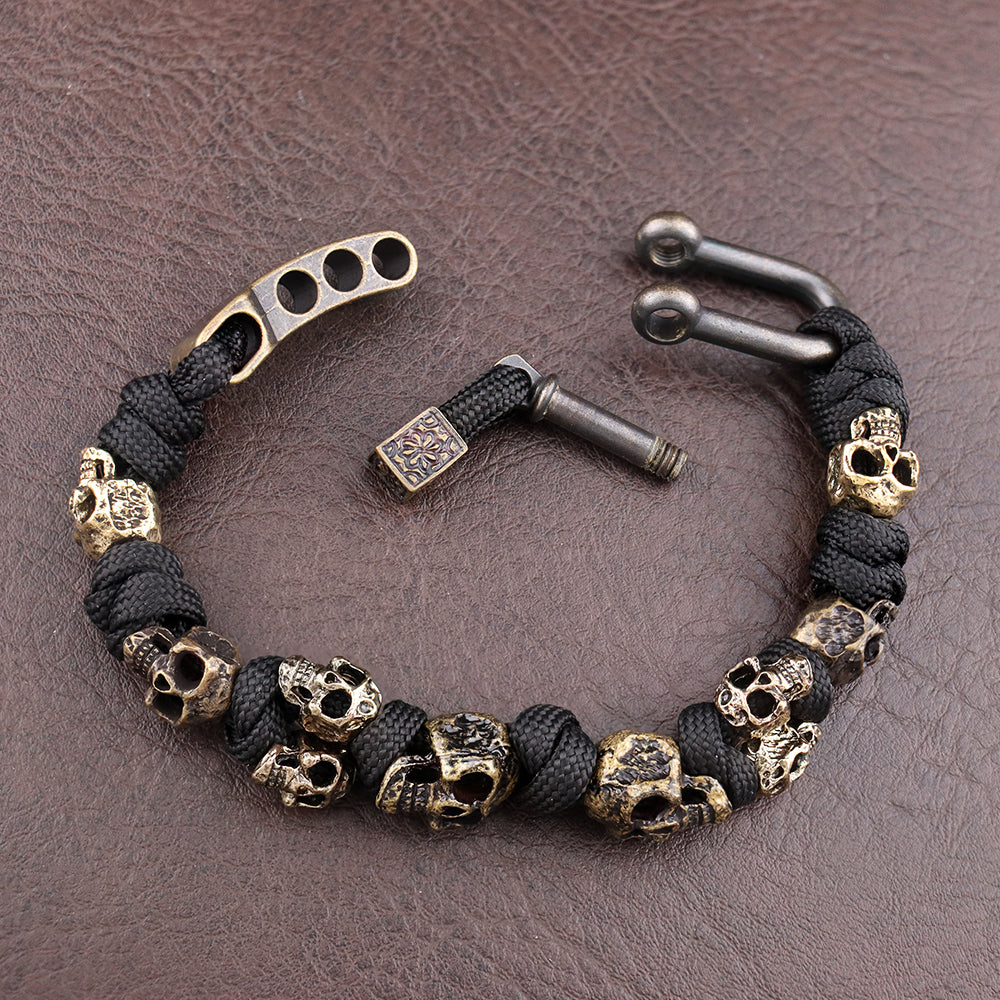 Men's Chain Bracelet - Stainless Steel Skull Jewelry