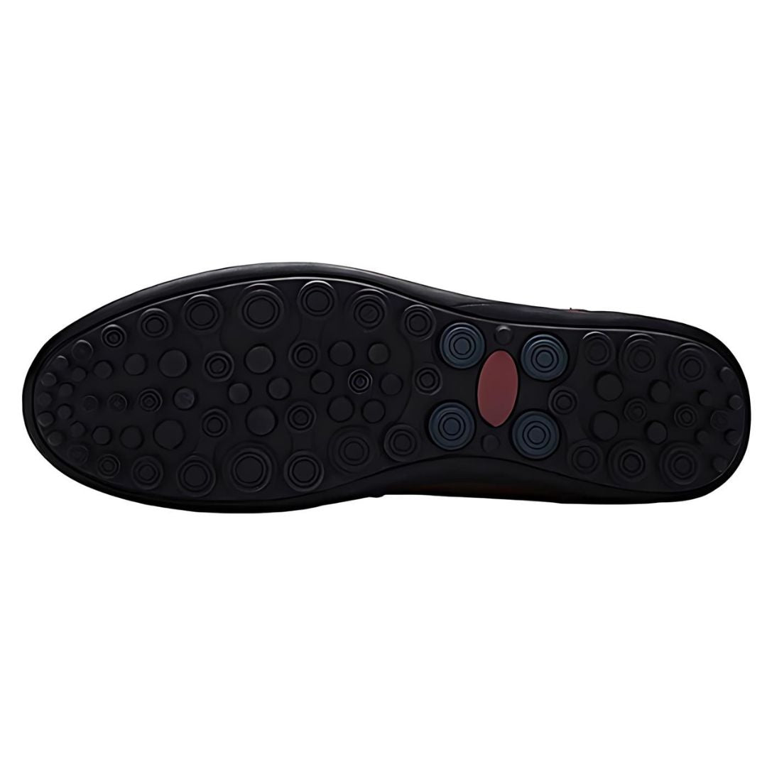 Men's Breathable Loafers - Perforated Leather Driving Shoes
