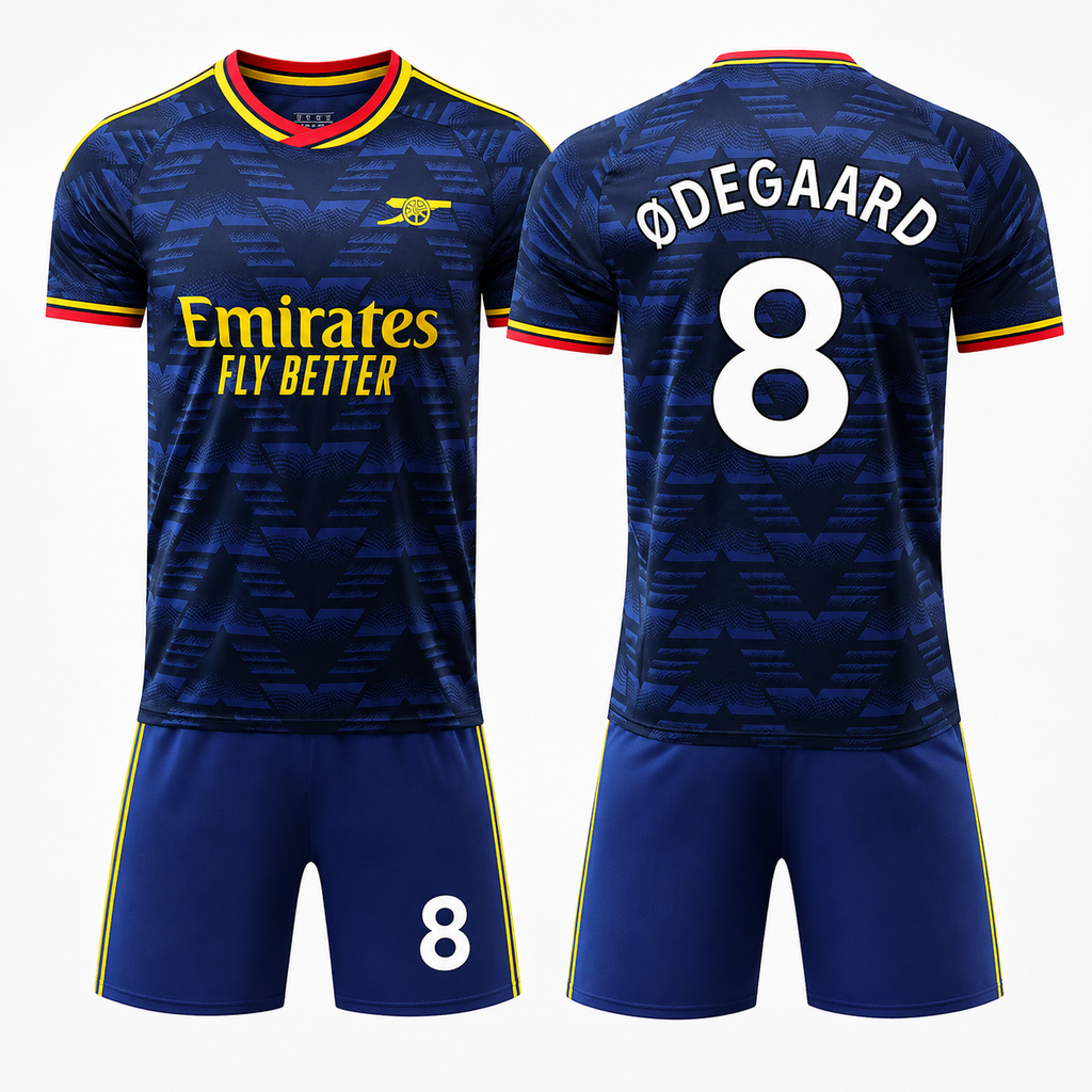Arsenal 26/27 Football Kit – Saka, Rice, Ødegaard | Shirt & Shorts