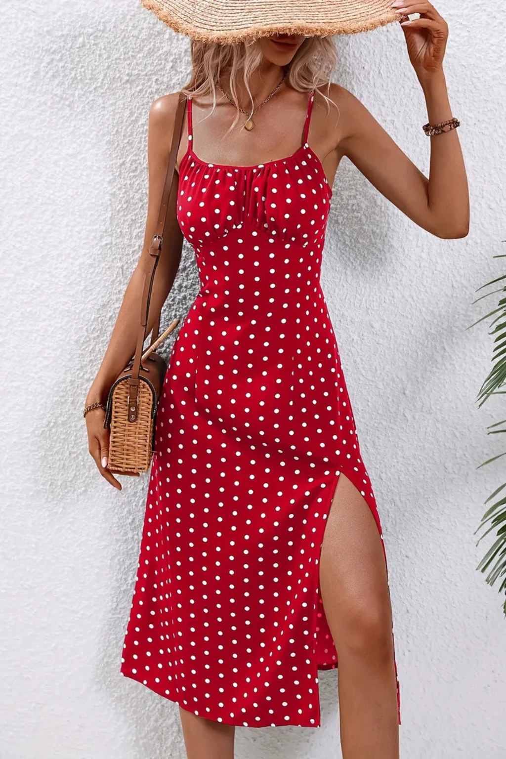 Women's Floral Sleeveless Summer Boho Midi Dress