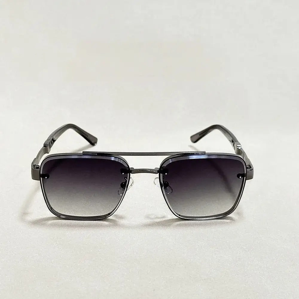 Men's Metal Pilot Sunglasses - Double Bridge Shades