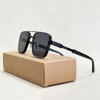 Men's Metal Pilot Sunglasses - Double Bridge Shades