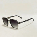 Men's Metal Pilot Sunglasses - Double Bridge Shades