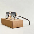 Men's Metal Pilot Sunglasses - Double Bridge Shades
