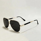 Women's Pilot Sunglasses - Mirrored Lens Metal Shades