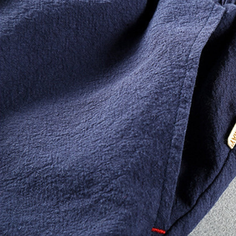 Men's Japanese Trousers - Wide Leg Cultural Pants