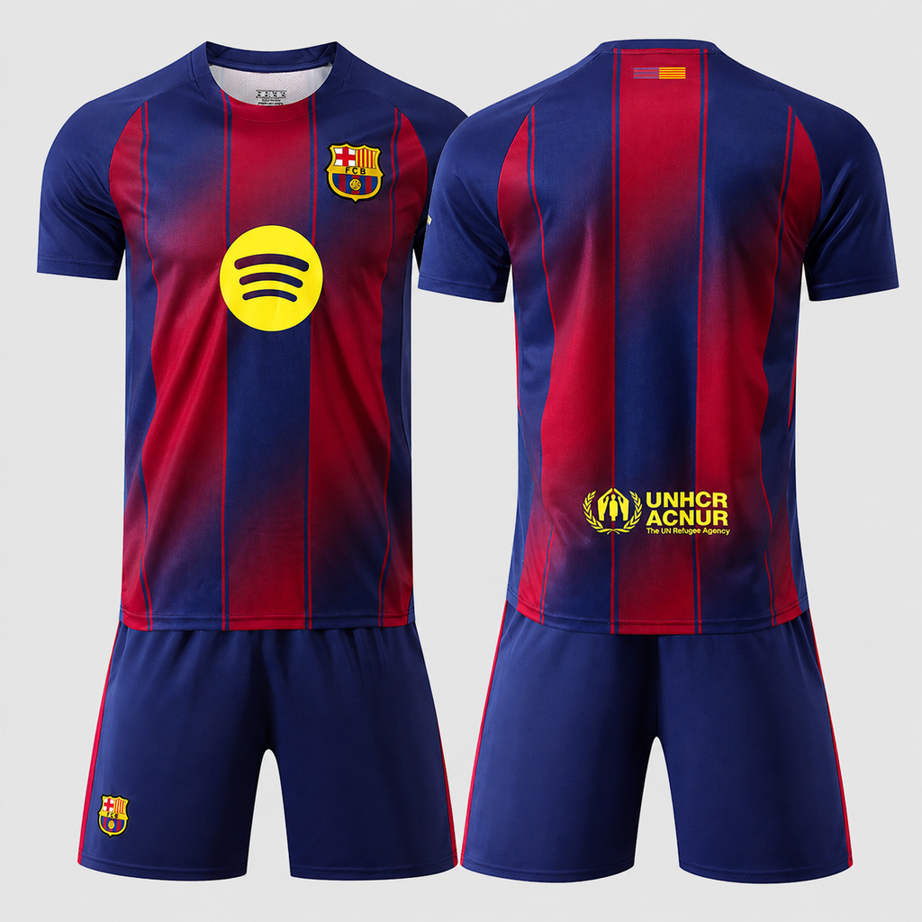 Barcelona 26/27 Football Kit – Neymar, Pedri