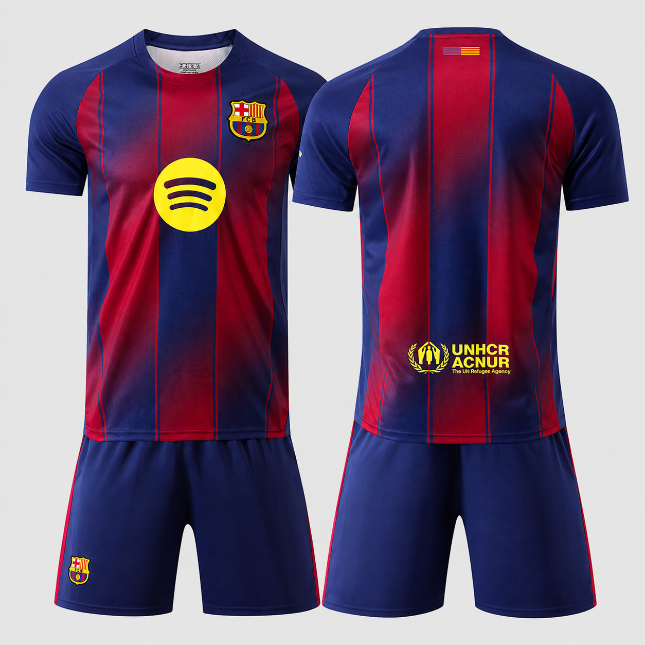 Barcelona 26/27 Football Kit – Neymar, Pedri