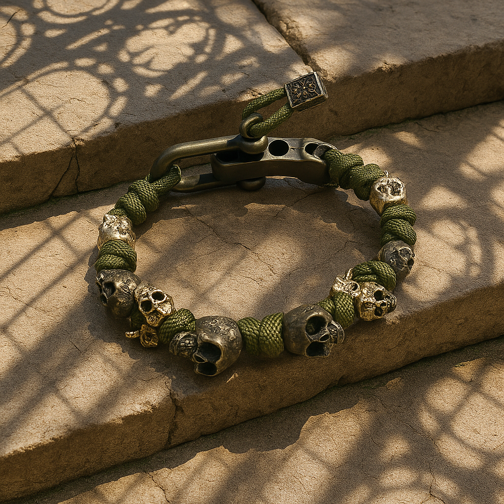 Men's Chain Bracelet - Stainless Steel Skull Jewelry
