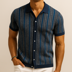 Men's Herringbone Shirt - Organic Cotton Button Up