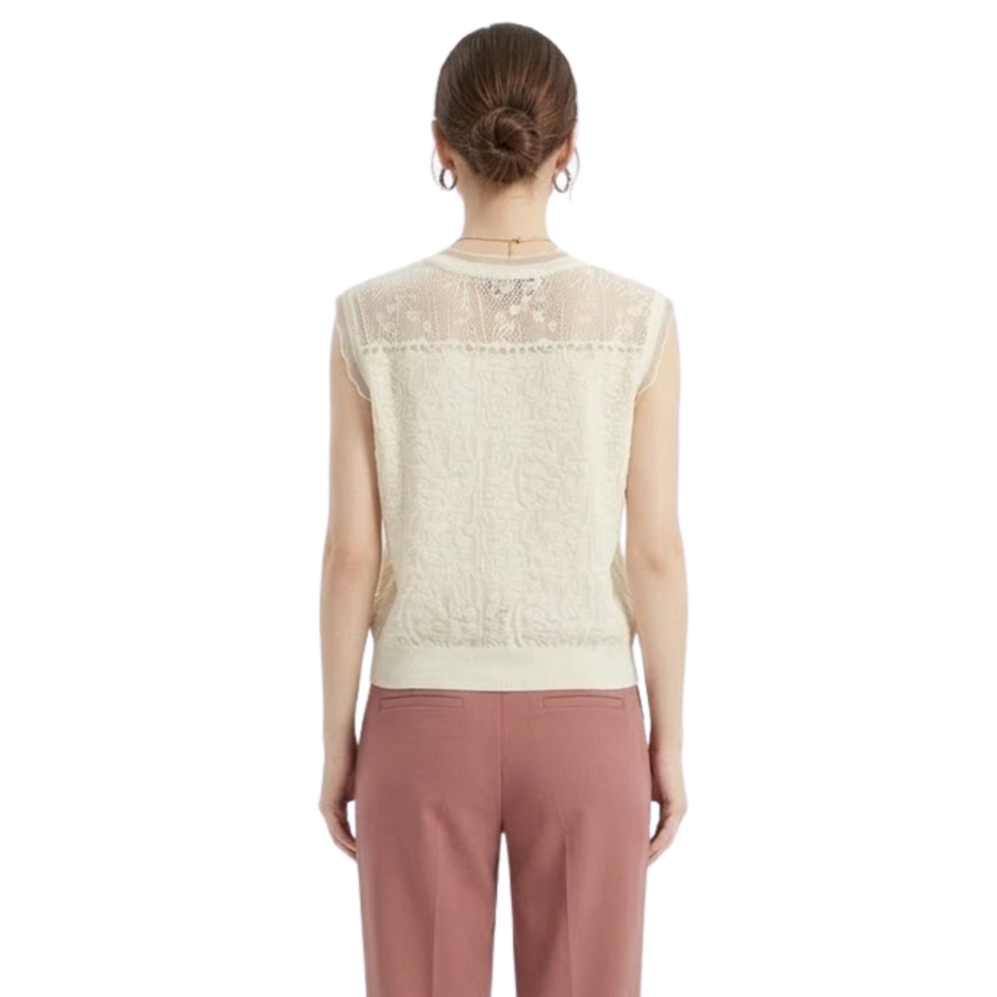 Women's Knit Tank Top - Round Neck Sleeveless Camisole