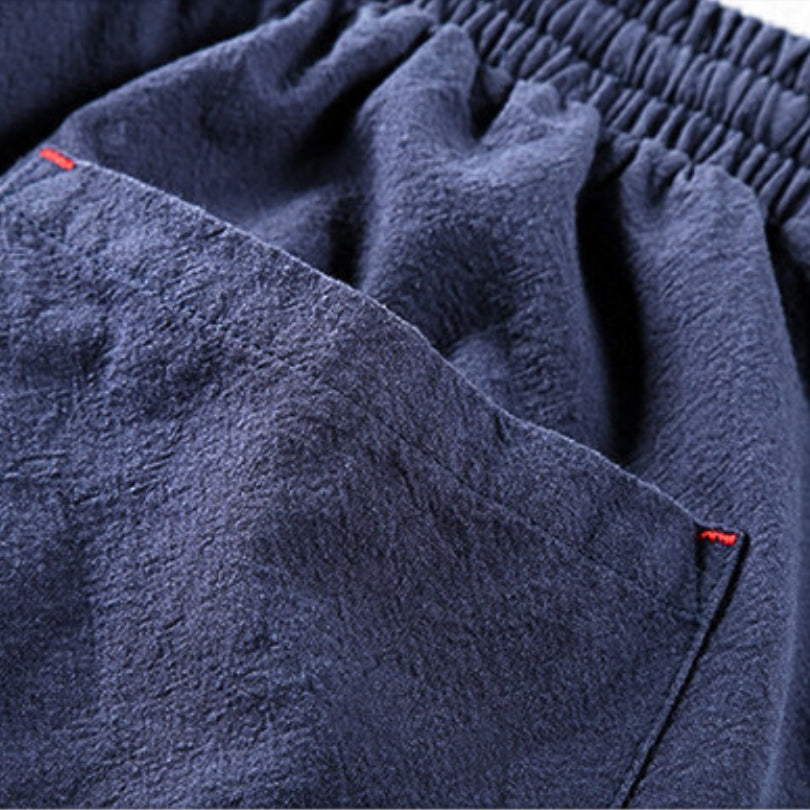 Men's Japanese Trousers - Wide Leg Cultural Pants