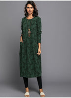 Women's Long Sleeve Dress - Casual Midi With Pockets