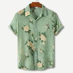 Men's Beach Shirt - Short Sleeve Tropical Vacation Top