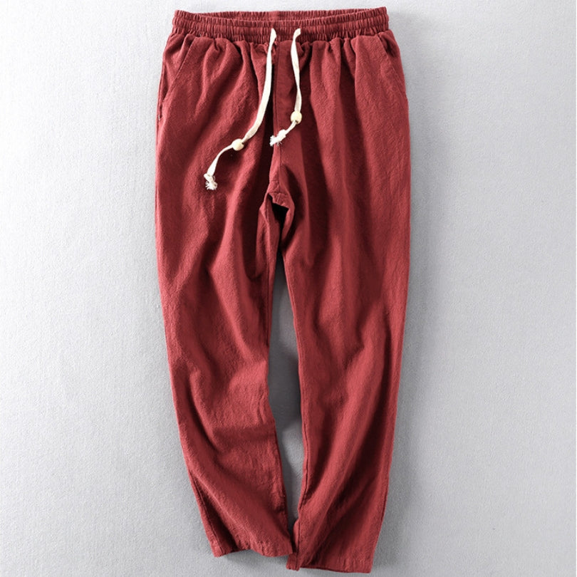 Men's Japanese Trousers - Wide Leg Cultural Pants