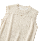 Women's Knit Tank Top - Round Neck Sleeveless Camisole