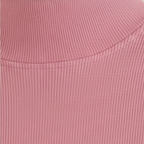 Women's Mock Neck Sleeveless Ribbed Knit Top | Fitted Bodycon Style