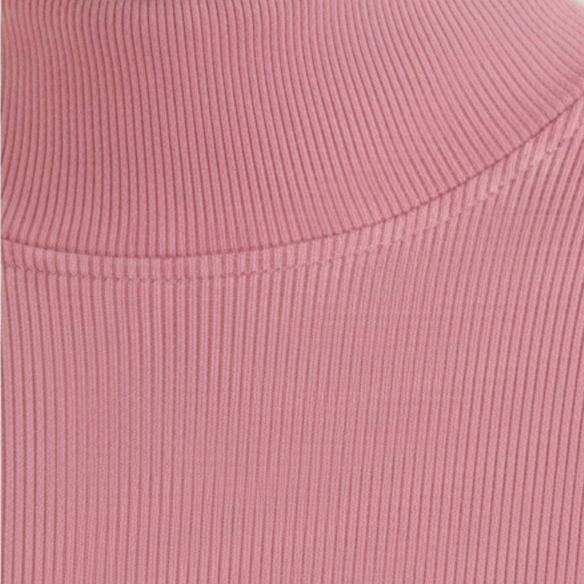 Women's Mock Neck Sleeveless Ribbed Knit Top | Fitted Bodycon Style