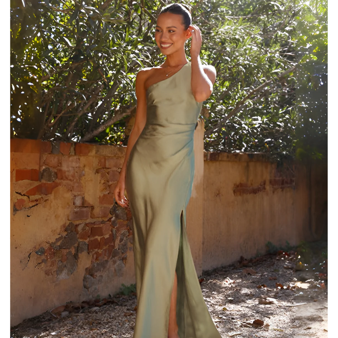 Women's Elegant Asymmetrical Maxi Dress | for Women