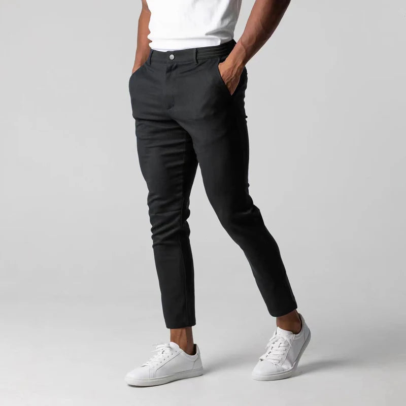 Men's Stretch Chinos - Slim Fit Casual Dress Pants