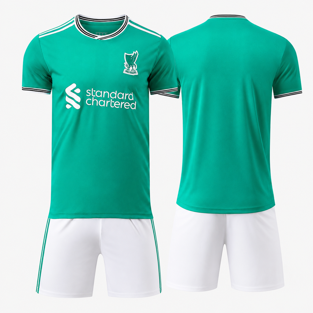 Liverpool 25/26 Football Kit – Home, Away & Third