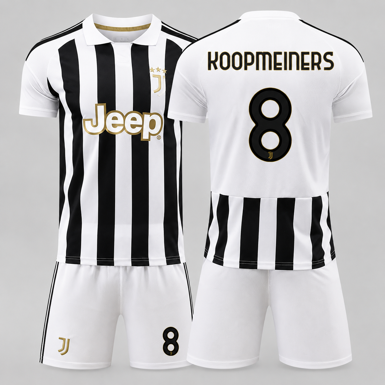 Juventus 26/27 Home Football Kit – Yıldız, Thuram, David