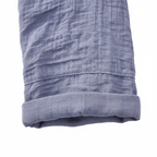 Women's V-Neck Button Blouse | Linen Cotton 3/4 Sleeve Top