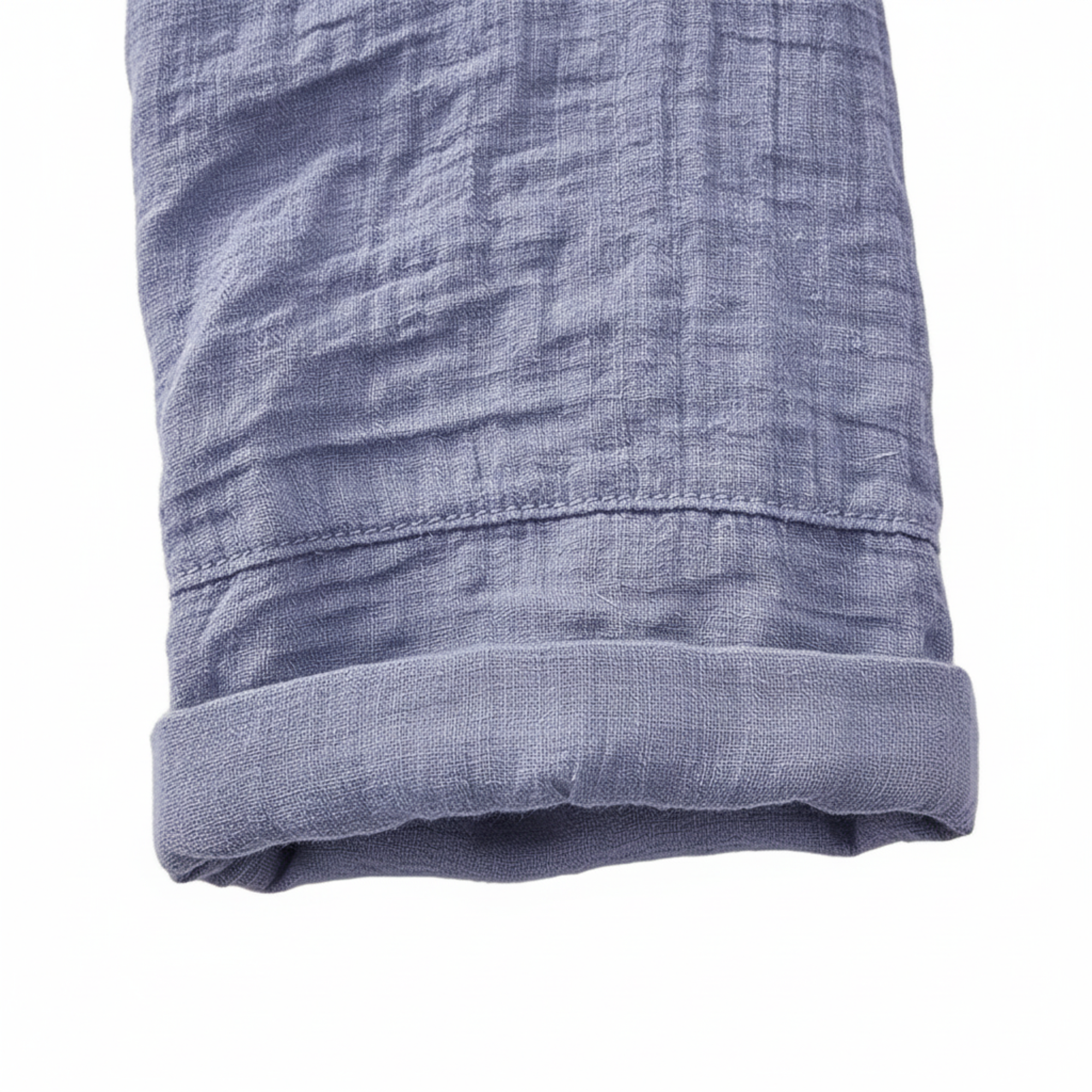 Women's V-Neck Button Blouse | Linen Cotton 3/4 Sleeve Top