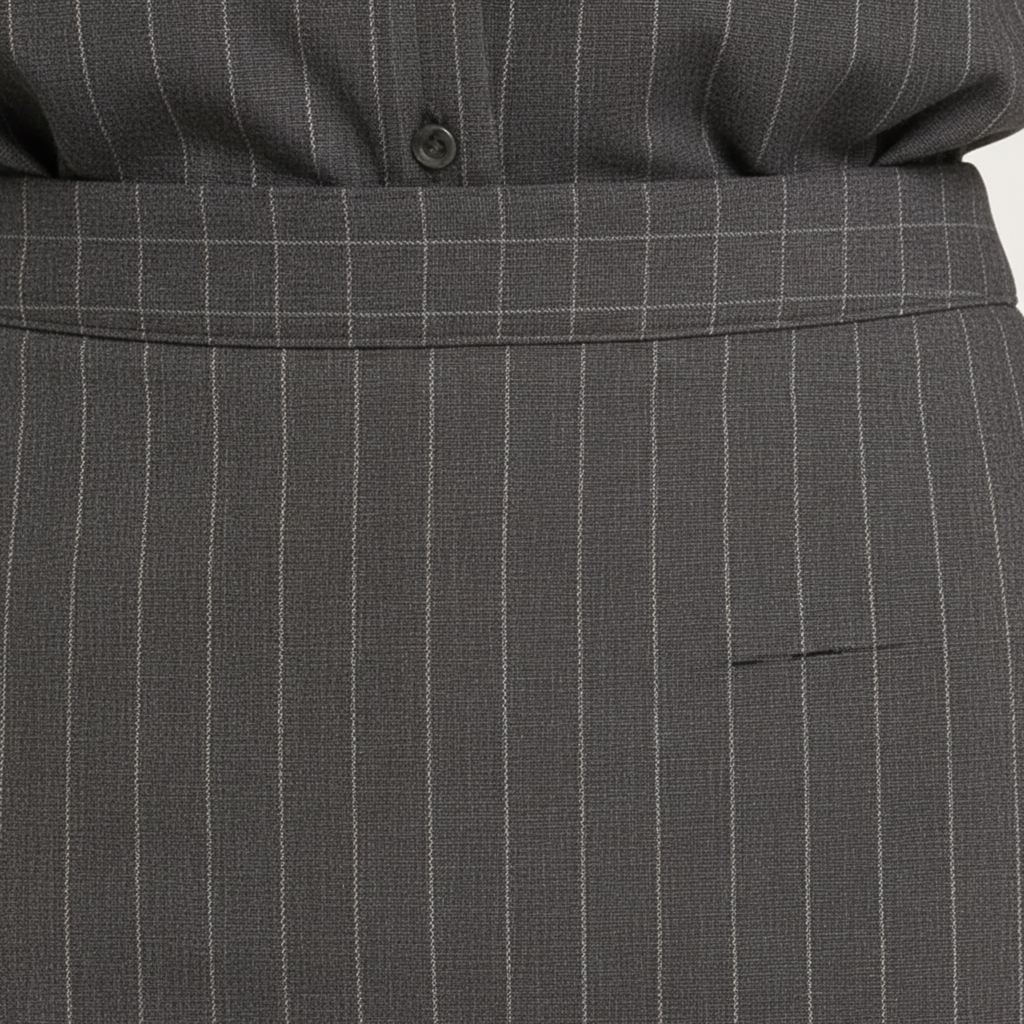 Women's Two-Piece Suit Set | Long Sleeve Shirt and Fitted Mini Skirt