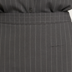 Women's Two-Piece Suit Set | Long Sleeve Shirt and Fitted Mini Skirt