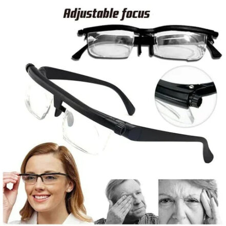 Adjustable Focus Reading Glasses - Near and Far Sight