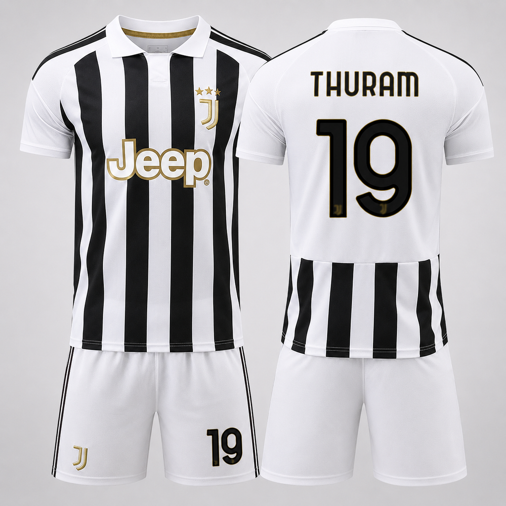 Juventus 26/27 Home Football Kit – Yıldız, Thuram, David