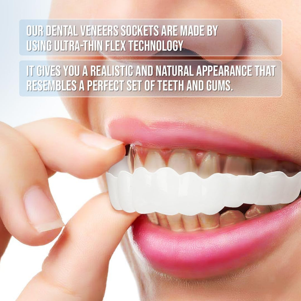 Snap On Veneers - Upper and Lower Teeth Cover
