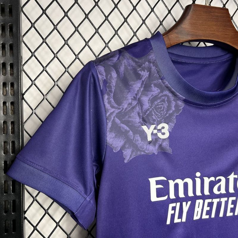Real Madrid 2024 Y3 Fourth Rose Special Purple Jersey