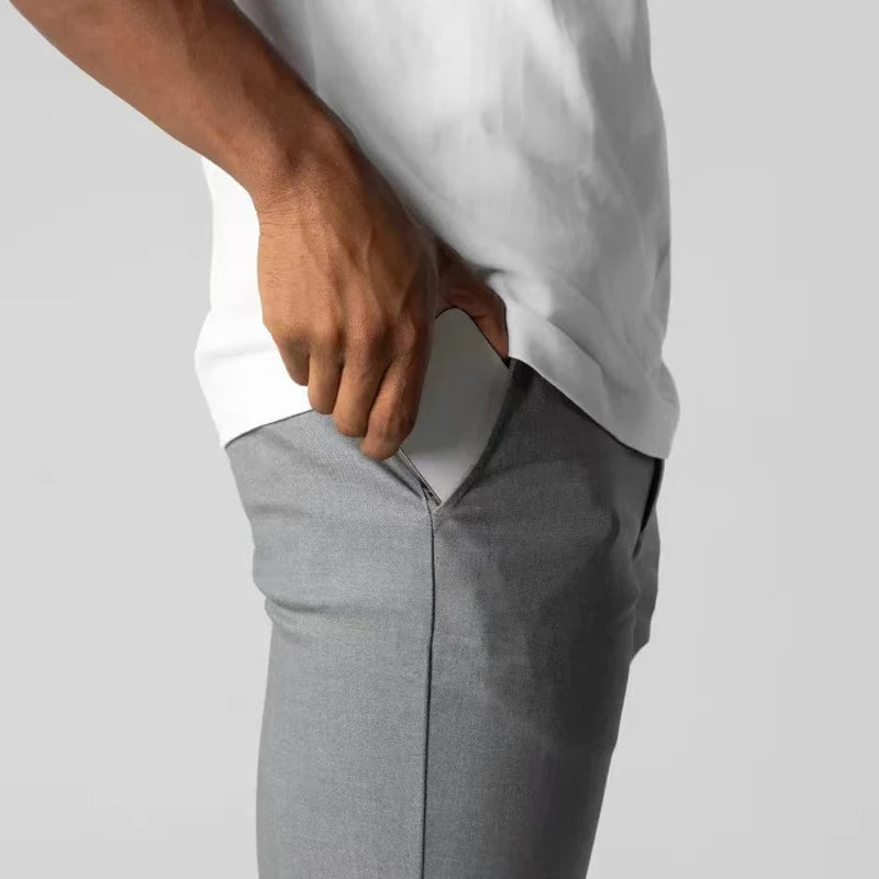 Men's Stretch Chinos - Slim Fit Casual Dress Pants