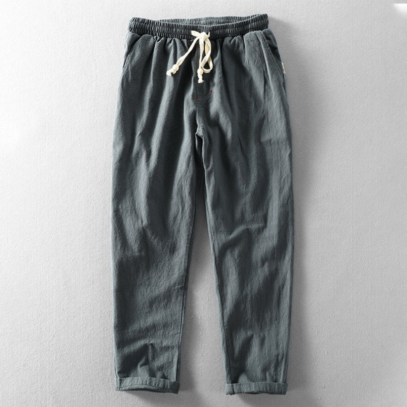 Men's Japanese Trousers - Wide Leg Cultural Pants