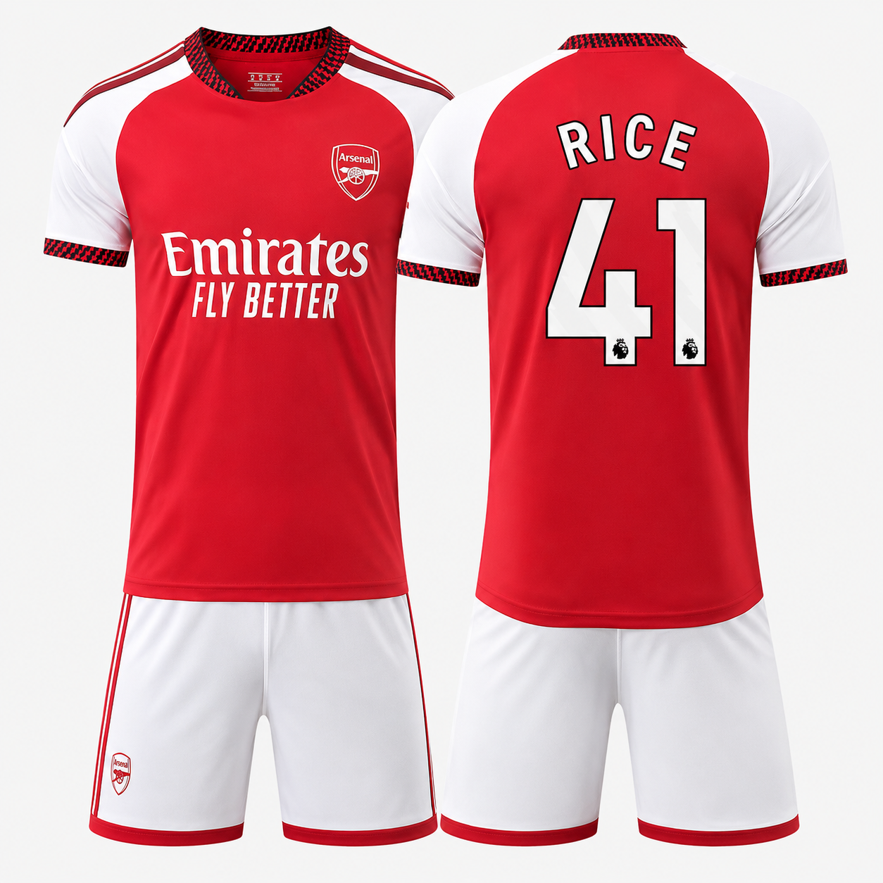 Arsenal 26/27 Football Kit – Saka, Rice, Ødegaard | Shirt & Shorts