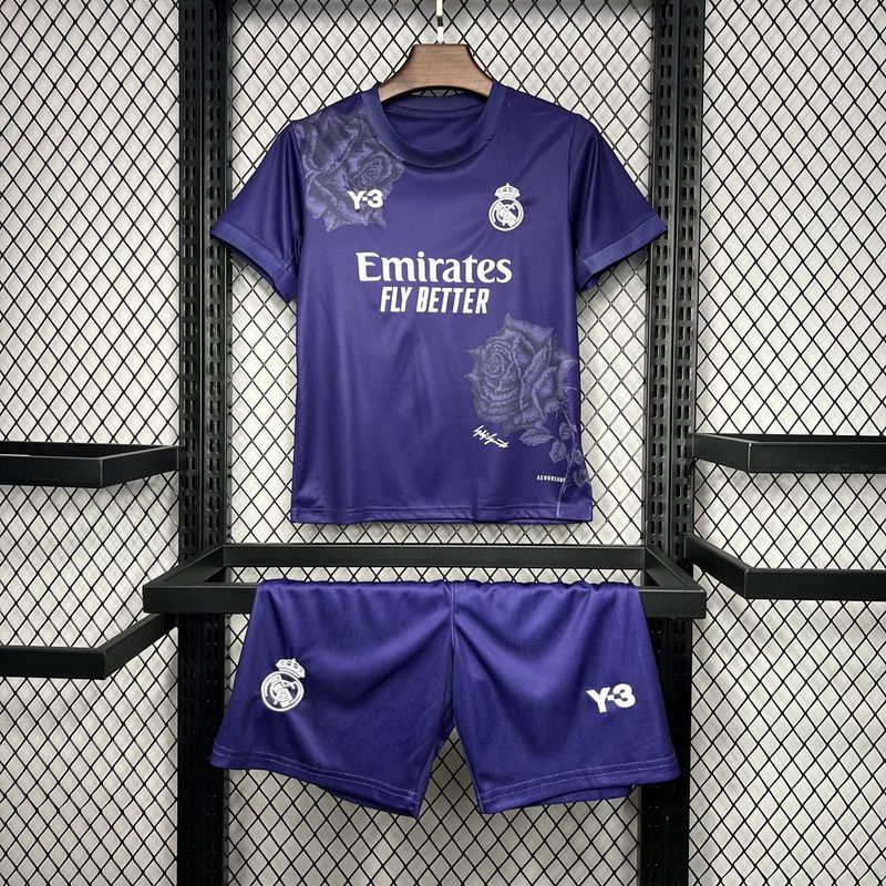 Real Madrid 2024 Y3 Fourth Rose Special Purple Jersey