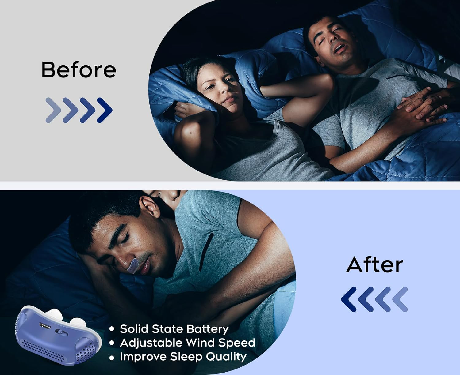 Portable CPAP Machine - Travel Anti Snoring Device
