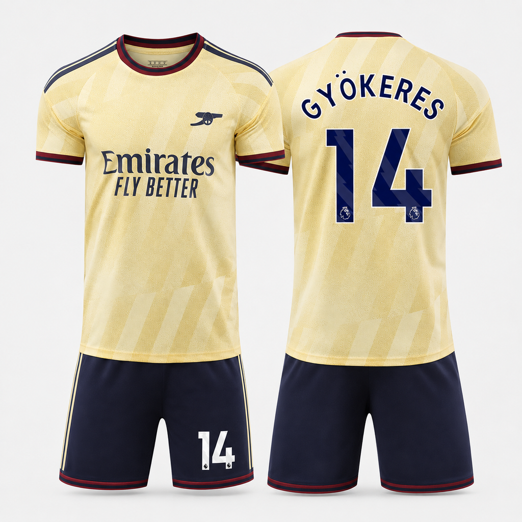 Arsenal 26/27 Football Kit – Saka, Rice, Ødegaard | Shirt & Shorts