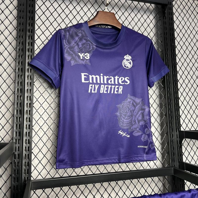 Real Madrid 2024 Y3 Fourth Rose Special Purple Jersey