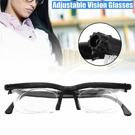 Adjustable Focus Reading Glasses - Near and Far Sight