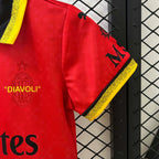 Milan x Off White 2024 Red Jersey
