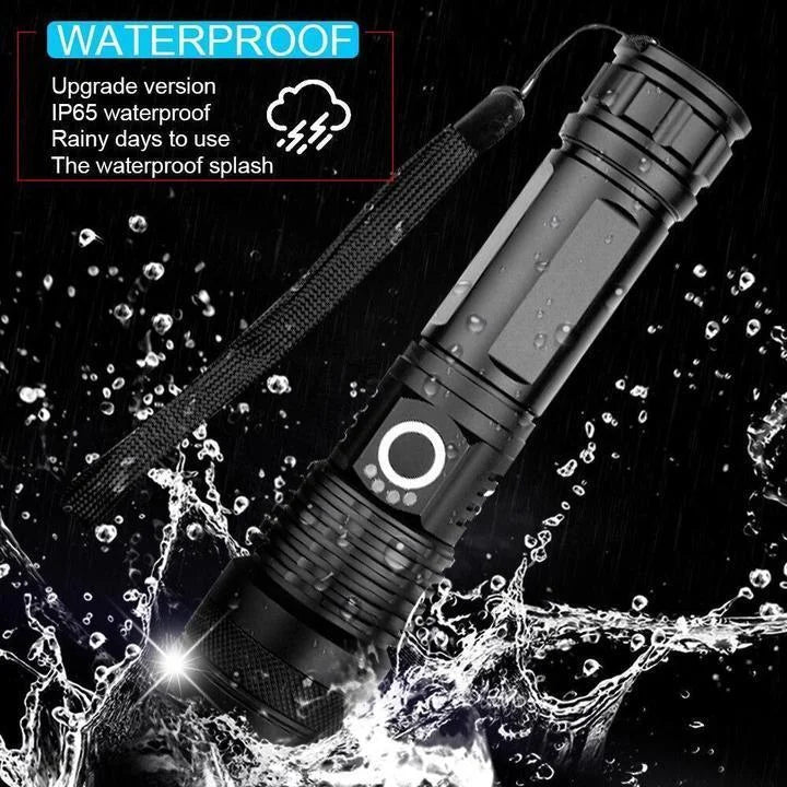 90000 Lumen Flashlight - XHP50 Ultra Bright Torch