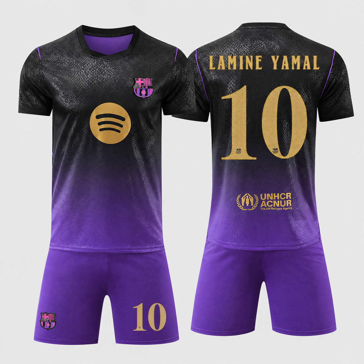 Barcelona 26/27 Football Kit – Neymar, Pedri